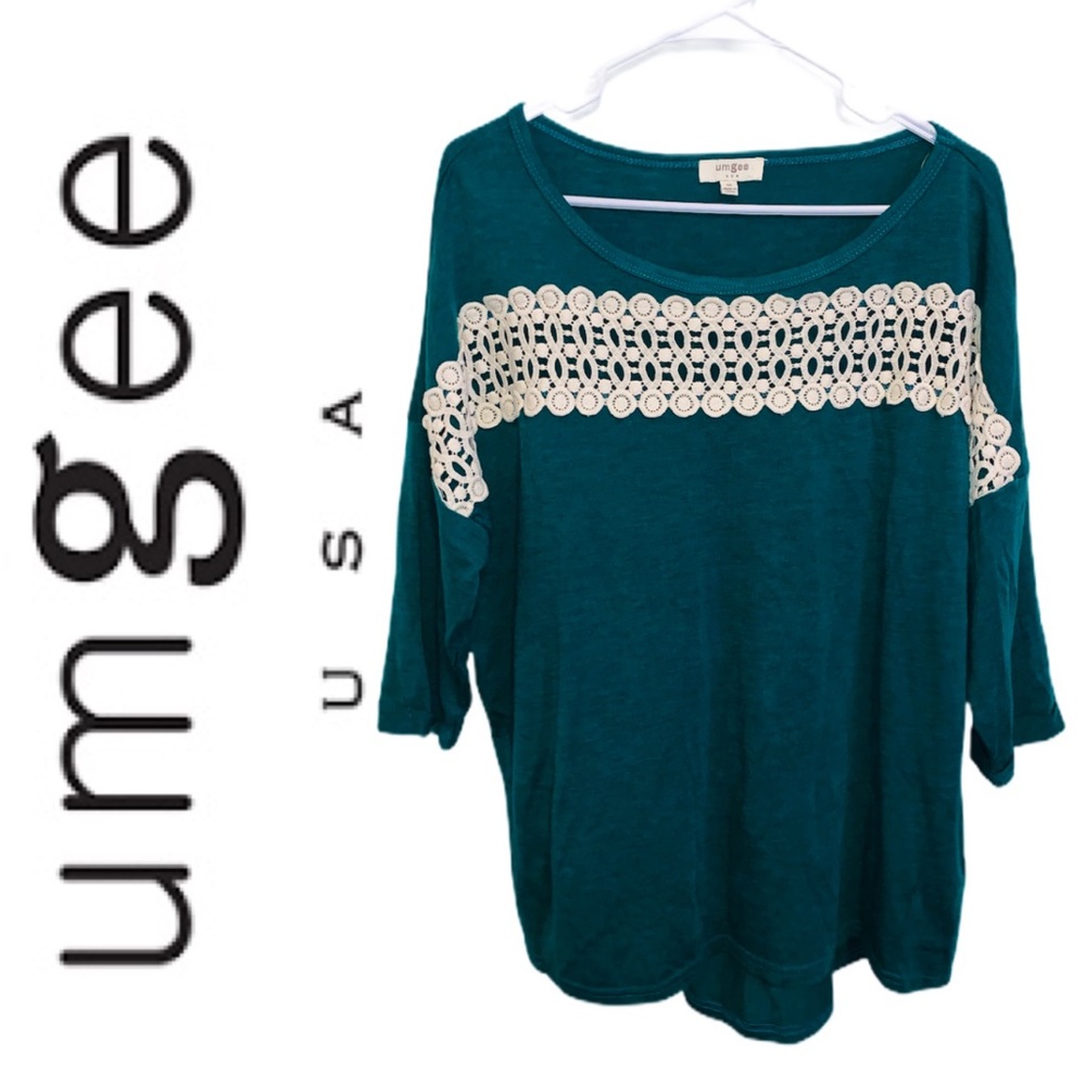 💙 Umgee USA Lace Blouse from Anthropologie